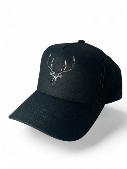 Triple Black Stag Cap