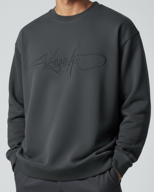 Black Signature Sweatshirt.