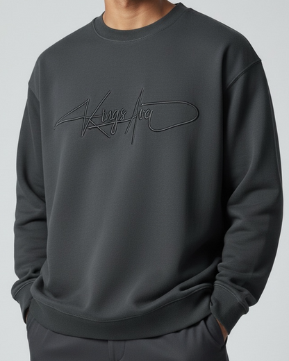 Black Signature Sweatshirt.